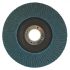Graphite Disc cu clapeta din 125x22,2 mm, P80, zirconiu