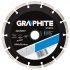 Graphite Disc de taiere diamantat 200x25,4 mm, segmentat