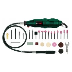 Lund Masina de slefuit universala cu arbore flexibil si accesorii