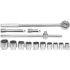 Set de chei tubulare 3/4" 22-50 mm 14 bucati