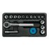 Set de chei tubulare 1/4" 4-13 mm 16 bucati