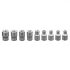 Neo Torx set 9 piese, 1/2", E10 - T24