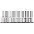 Neo Set de 8 piese 1/2" canelura lunga, 10-24 mm