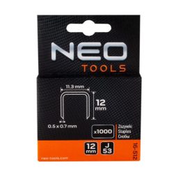 Neo Agrafe, tip J, 12 mm, 1000 bucati