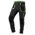 Neo Pantaloni de lucru, negru si verde, XS