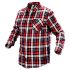 Neo Flannel Shirt, rosu-negru-alb, XXL
