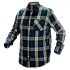 Neo Camasa Flannel, albastru-oliv-negru, M