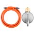 Neo PB Set reductor de gaz + furtun pentru butelie de gaz, pistol termic (italian), tip G1