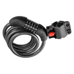 Neo Blocare pentru biciclete cu blocare numerica, 120 cm, 12 mm, poate fi fixata pe cadru