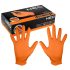 Neo Manusi de lucru, nitril perforat, portocaliu, 50 bucati, L