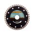Sthor Disc de taiere diamantat, turbo 125x7x2,1x22,2x1,2 mm