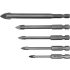 Sthor Burghiu pentru gresie si faianta, set de burghie pentru sticla 5 piese 4-10 mm
