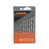 Sthor Set de 13 piese pentru gaurit metale 2-8 mm HSS cu tija cilindrica