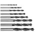 Sthor Set de burghie pentru lemn 8 piese cu ax cilindric 3-10 mm