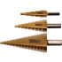Sthor Set de burghie pentru trepte 3 piese 4-32 mm