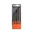 Sthor Set de burghie pentru beton 5 piese cu tija cilindrica 4-10 mm