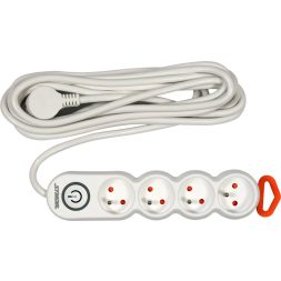 Sthor Cablu prelungitor impamantat 4 prize 5 m