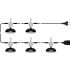 Sthor Set reflector 5x900 lm 15,4 m
