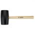 Topex Ciocan de cauciuc 72 mm 900 g, maner din lemn de esenta tare