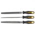 Topex File set 3 piese, plat, semirotund, rotund