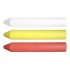 Topex Set mixt de creta de marcat (alb/galben/rosu) 13x85 mm, 3 bucati