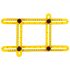 Topex Rigla patrata, 30x2,5cm / 17,5x2,5cm
