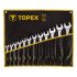 Topex Set de chei cu stea 10-32 mm, 12 piese