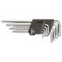 Topex Set de chei Torx T10-50, 9 piese, gaura lunga