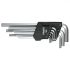 Topex Set de chei Allen 9 piese, lungi 1,5-10 mm