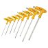 Topex Set de chei Allen 8 piese, maner in T