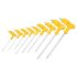 Topex Set de chei Torx cu maner T 9 piese
