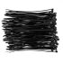 Topex Legaturi de cablu 2,5 mm x 100 mm, negru, 100 bucati
