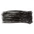 Topex Legaturi de cablu 2,5 mm x 200 mm, negru, 100 bucati