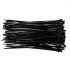 Topex Legaturi de cablu 3,6 mm x 200 mm, negru, 100 bucati