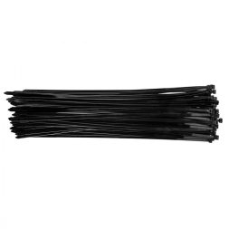 Topex Legaturi de cablu 7,6 mm x 500 mm, negru, 75 bucati