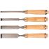Top Tools Set taietor de lemne 4 piese, maner din lemn