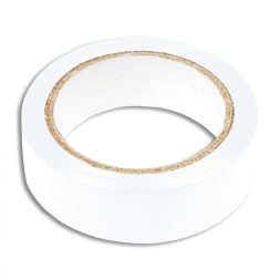 Top Tools Banda izolatoare 10m x 19 mm alb