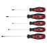Top Tools Set surubelnite 5 piese, galben-rosu