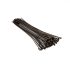 Top Tools Legaturi pentru cabluri 2,5x300 mm 100 bucati negru