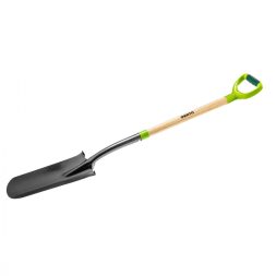 Verto Lopata de plantat, maner din lemn, maner din plastic, 1280 mm