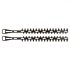 Verto Lame pentru trimmer de gard viu 52G567, 2 bucati