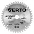 Verto Panza de ferastrau circular 250x30 mm, Z41