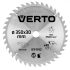 Verto Panza de ferastrau circular 350x30 mm, Z40