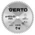 Verto Panza de ferastrau circular 400x30 mm, Z60