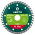Verto Disc de taiere diamantat 125 mm turbo