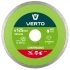 Verto Disc de taiere diamantat 125 mm umed