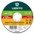 Verto Disc de taiere 125x1,5 pentru metal