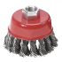 Verto Roata de sarma perie pentru vase rasucita M14 100 mm