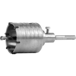 Vorel Burghiu de carotat 65 mm, carbura, cu burghiu pilot, tija SDS-plus