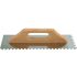 Vorel Smoother din otel inoxidabil cu dinti 8 mm 480x128 mm